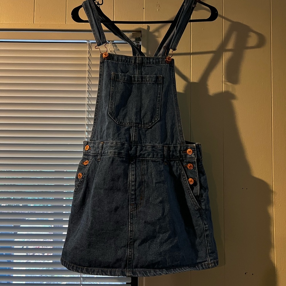 Forever 21 - Denim Overall Dress - Size M